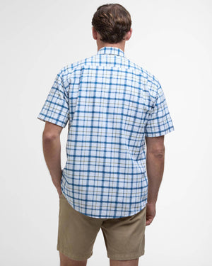 Barbour Glover Navy Regular Short-Sleeved Shirt