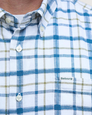 Barbour Glover Navy Regular Short-Sleeved Shirt