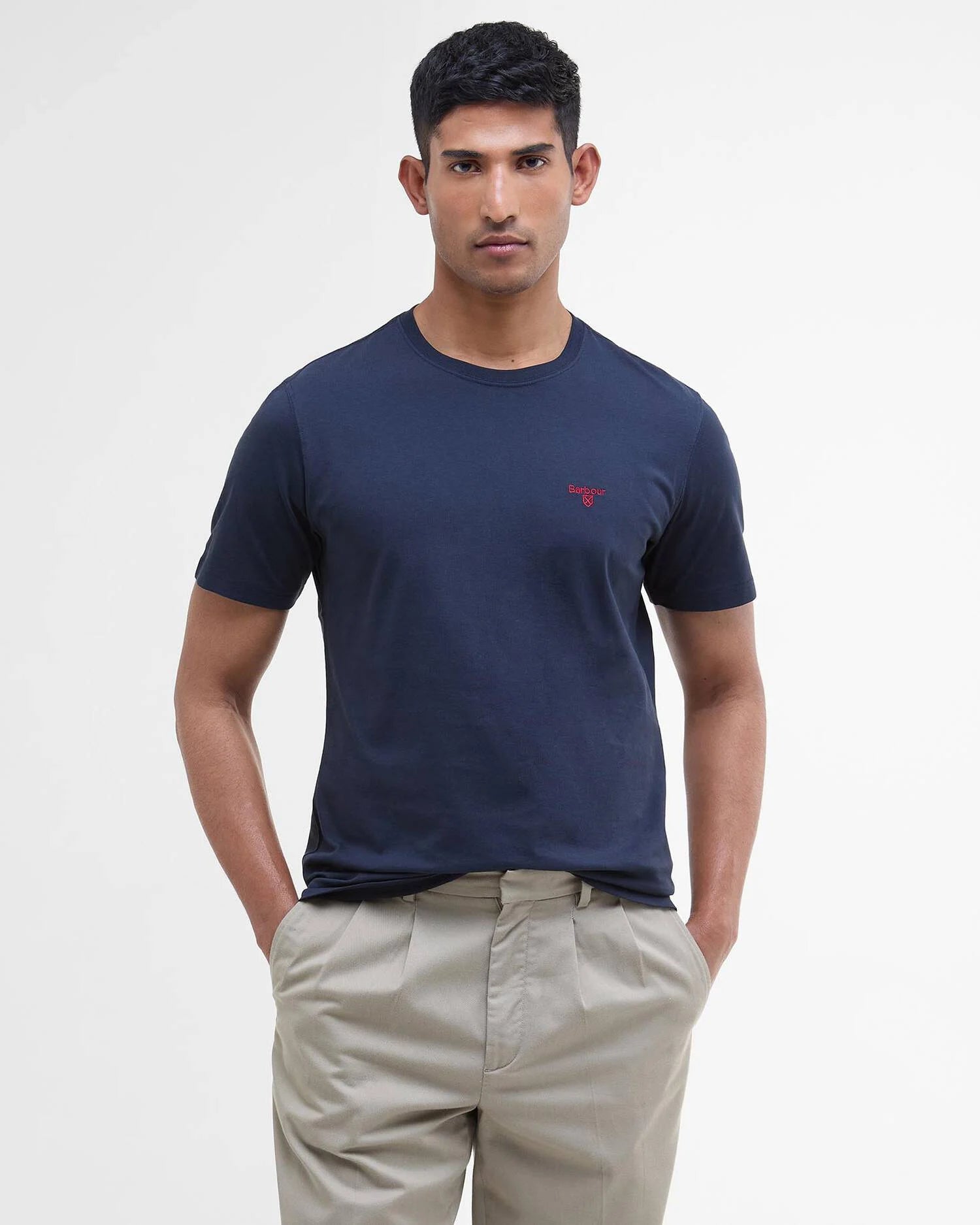 Barbour Essential Navy Sports T-Shirt