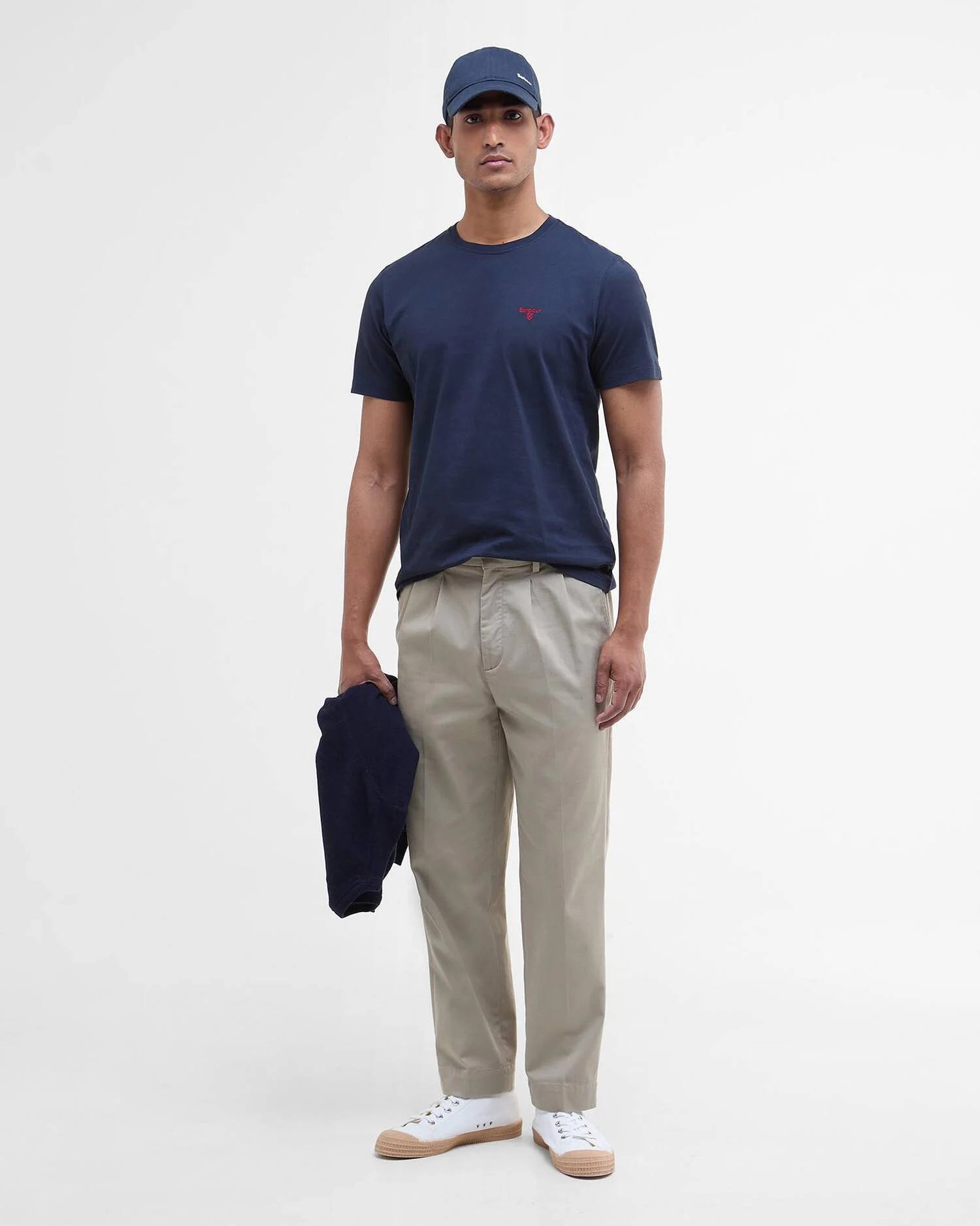 Barbour Essential Navy Sports T-Shirt