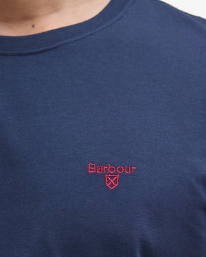 Barbour Essential Navy Sports T-Shirt