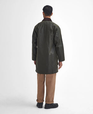 Barbour Border® Archive Olive Waxed Jacket