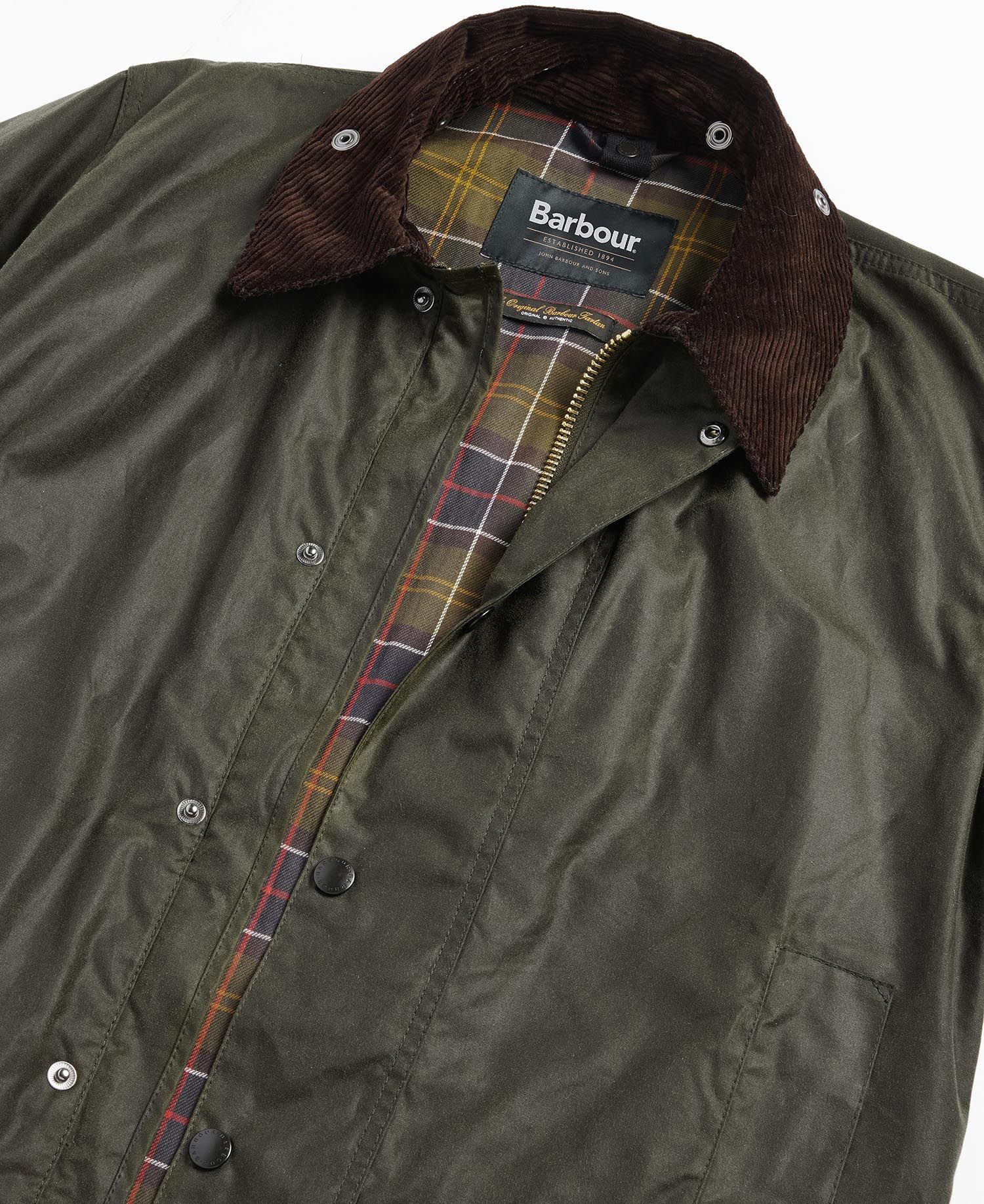 Barbour Border® Archive Olive Waxed Jacket - Dressage