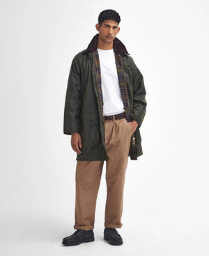 Barbour Border® Archive Olive Waxed Jacket