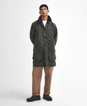 Barbour Border® Archive Olive Waxed Jacket