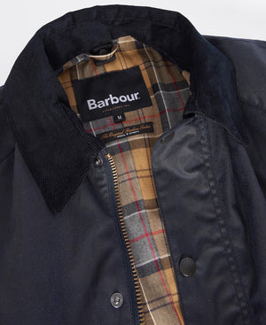 Barbour Ashby Navy Wax Jacket