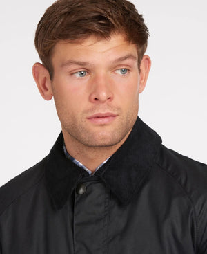 Barbour Ashby Navy Wax Jacket