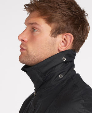 Barbour Ashby Navy Wax Jacket