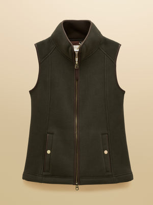 Joules Heritage Khaki Green Regular Fleece Gilet