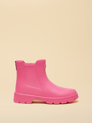 Joules Raindance Pink Lightweight EVA Ankle Wellies
