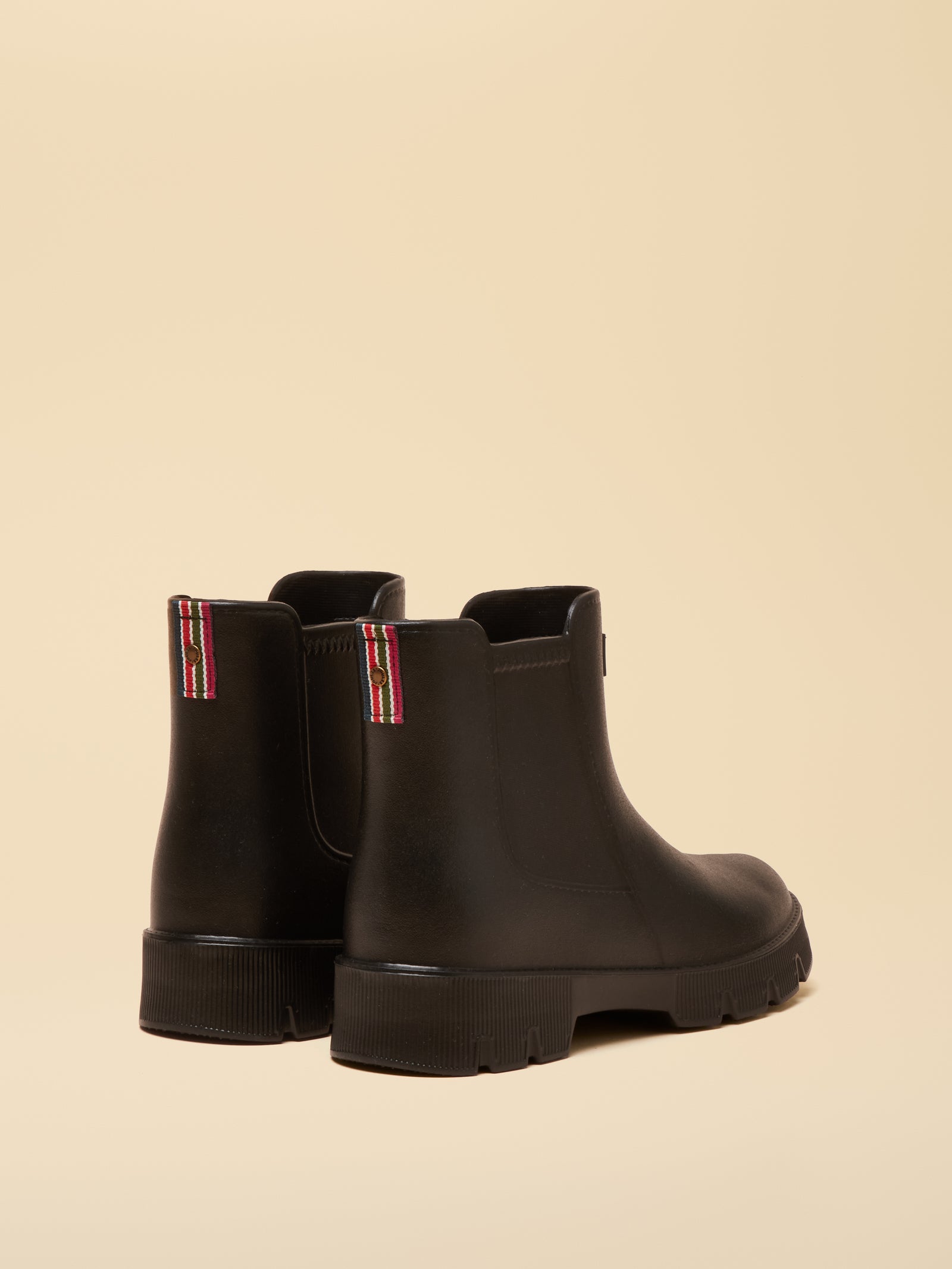 Joules Raindance Black Lightweight EVA Ankle Wellies