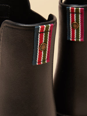 Joules Raindance Black Lightweight EVA Ankle Wellies