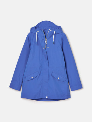 Joules Portwell Blue Waterproof Raincoat