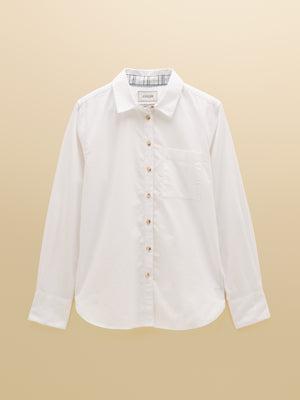 Joules Boyfriend Oxford White Shirt