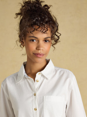 Joules Boyfriend Oxford White Shirt