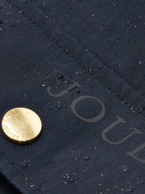 Joules Portwell Navy Waterproof Raincoat With Hood