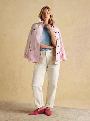 Joules Holly Light Blue Knitted Crew Neck Vest