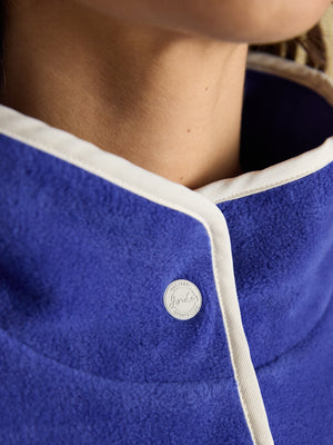 Joules Lulworth Blue Funnel Neck Fleece