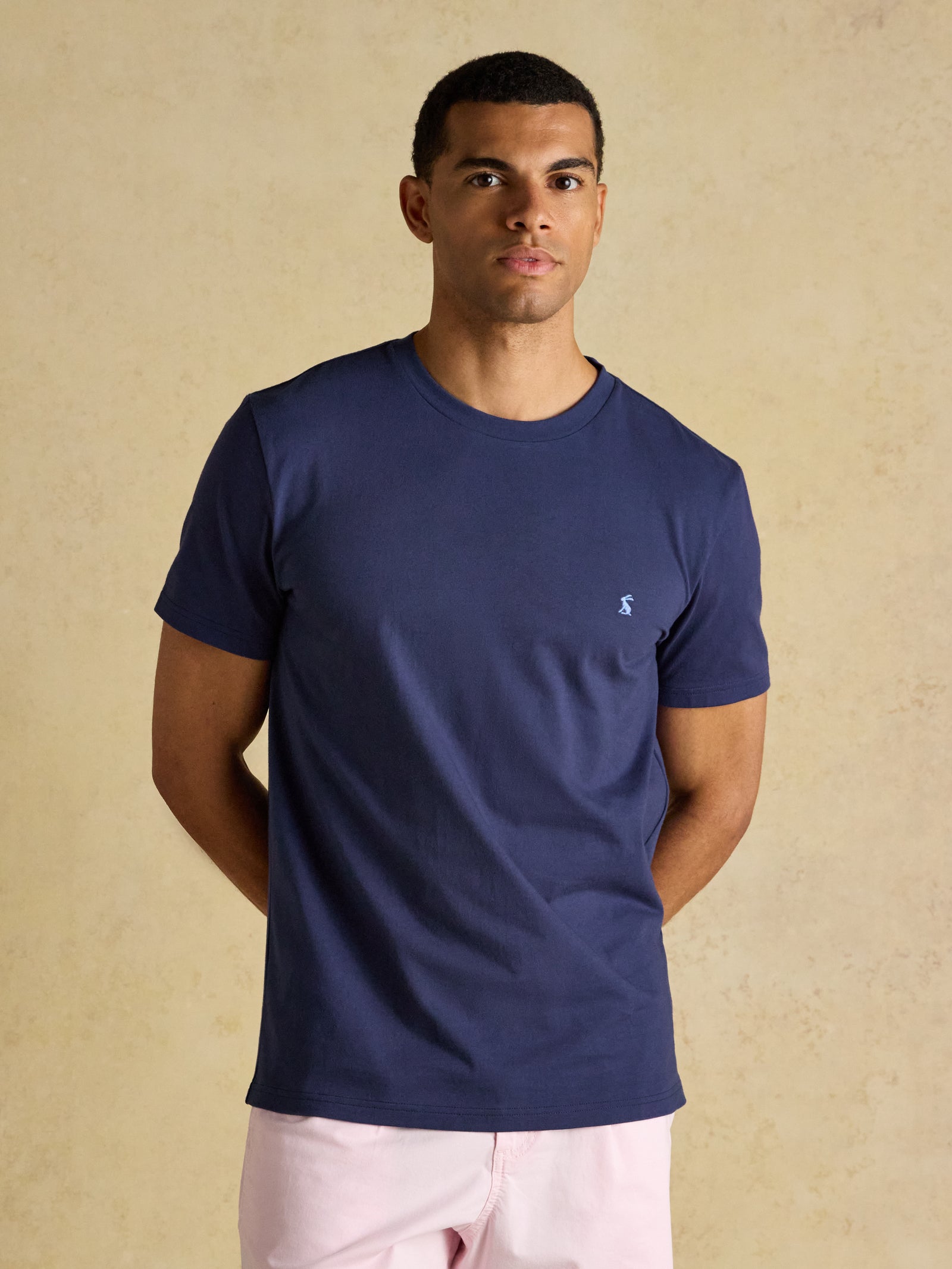 Joules Everyday Navy Classic Fit Cotton T-Shirt