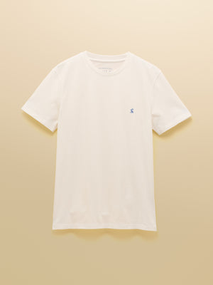 Joules Everyday White Classic Fit Cotton T-Shirt