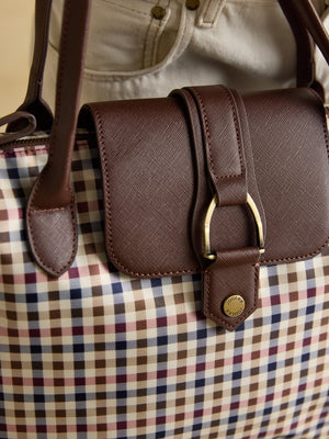 Joules Edie Gingham Tote Shoulder Bag