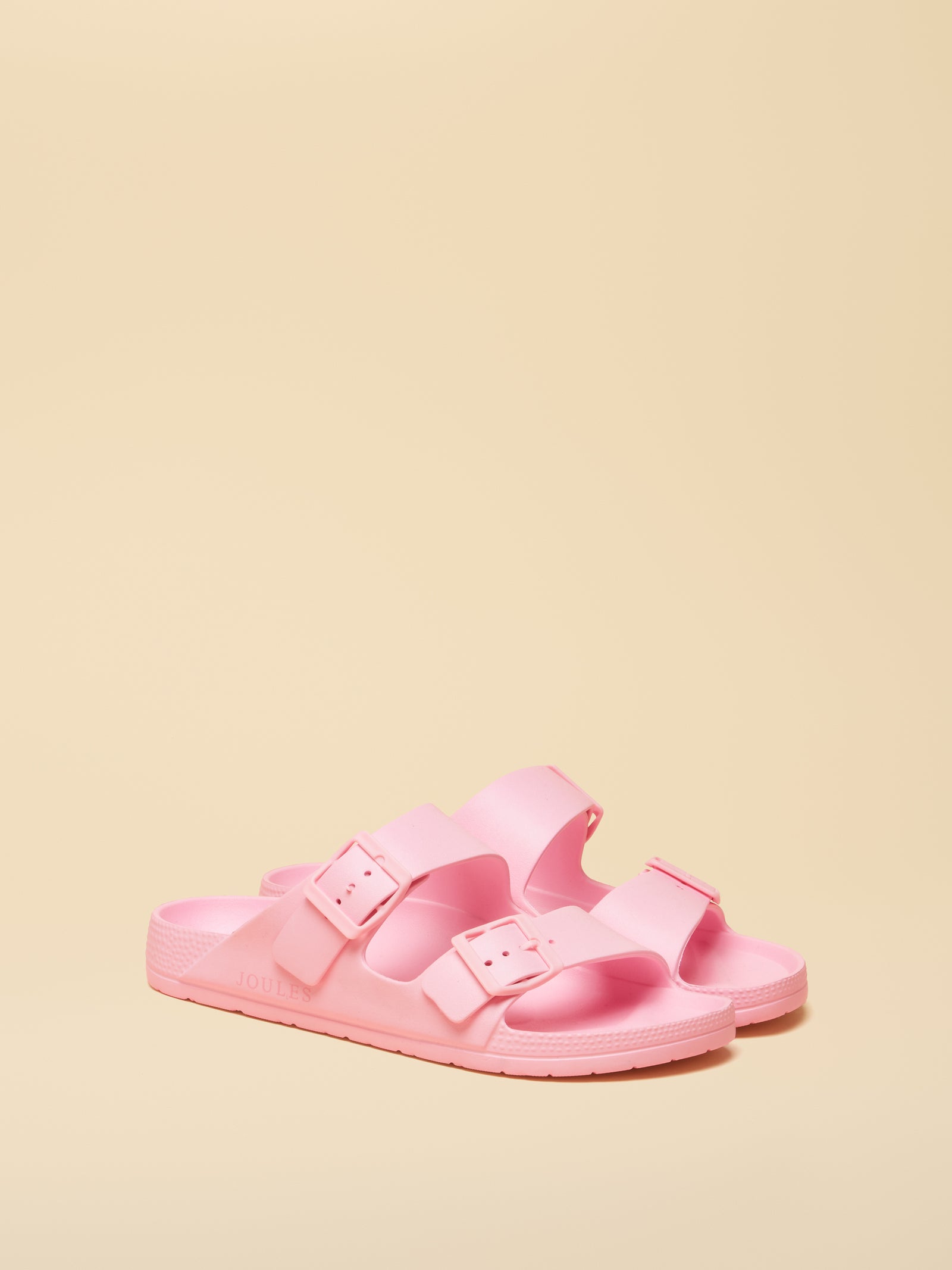 Joules Sunseeker Light Pink EVA Double Buckle Sliders