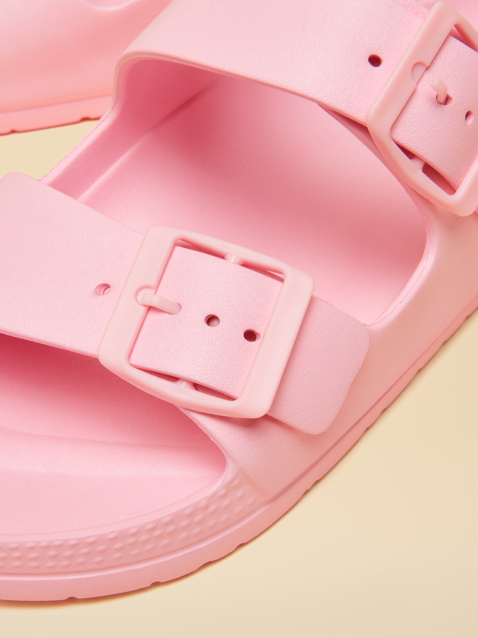 Joules Sunseeker Light Pink EVA Double Buckle Sliders