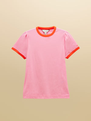Joules Erin Pink Short Sleeve Jersey T-Shirt