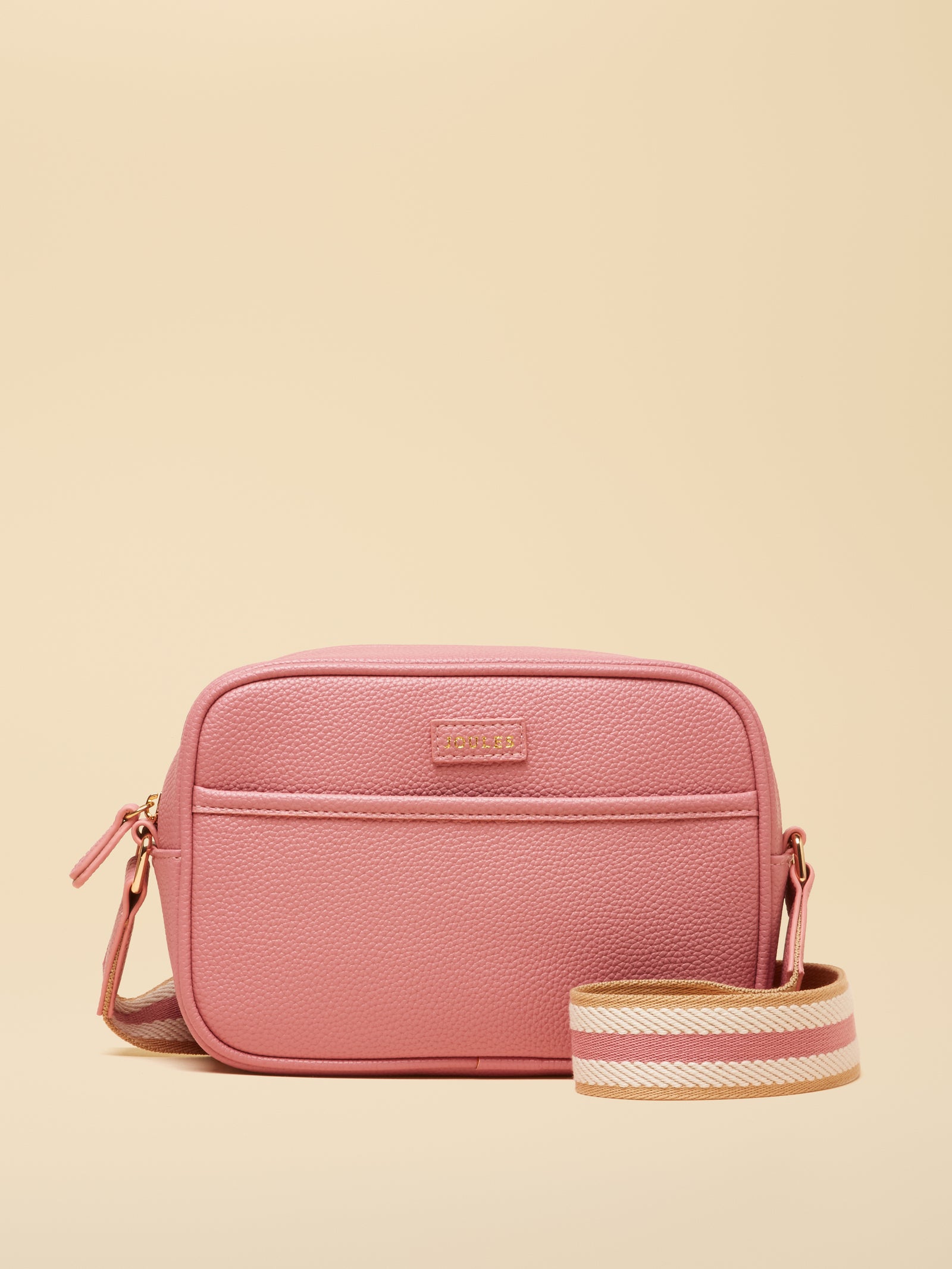 Joules Trent Pink Cross Body Bag with Adjustable Thick Strap