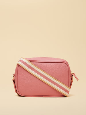 Joules Trent Pink Cross Body Bag with Adjustable Thick Strap