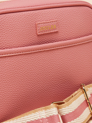 Joules Trent Pink Cross Body Bag with Adjustable Thick Strap