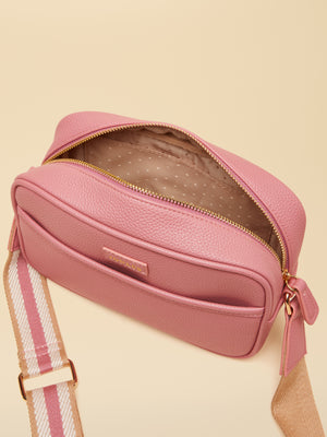 Joules Trent Pink Cross Body Bag with Adjustable Thick Strap