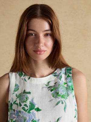 Joules Delphine Blue Floral Shift Dress