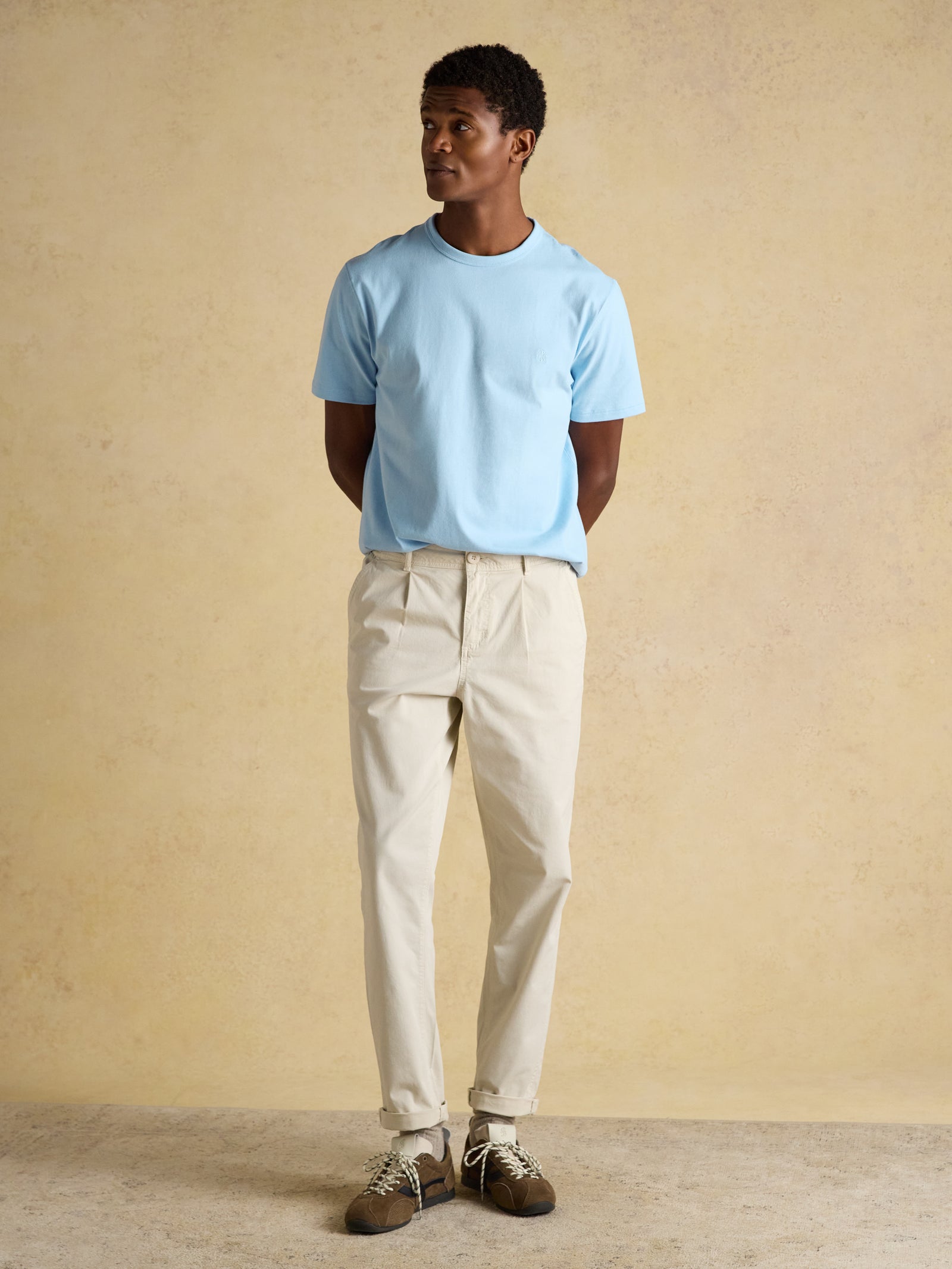 Joules Rugby Club Light Blue Crew Neck Cotton T-Shirt