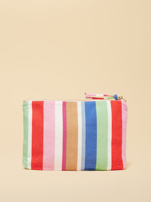 Joules Carrywell Multi Stripe Printed Pouch