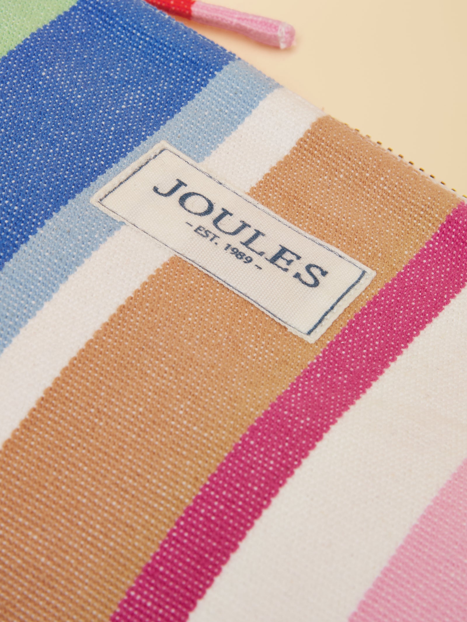 Joules Carrywell Multi Stripe Printed Pouch