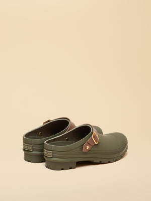 Joules Elbridge Khaki Green Welly Clogs