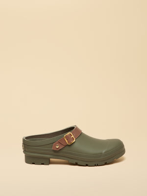 Joules Elbridge Khaki Green Welly Clogs