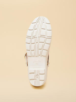 Joules Elbridge White & Multi Floral Welly Clogs