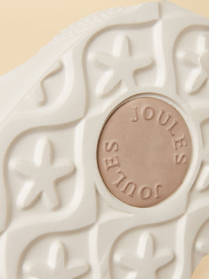 Joules Soleil White Buckle Flip Flop