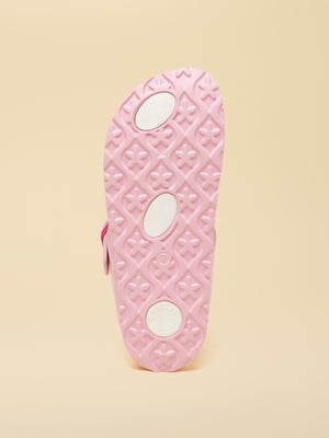Joules Soleil Pink Buckle Flip Flop