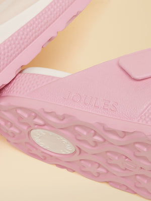 Joules Soleil Pink Buckle Flip Flop