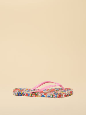 Joules Sandy Ditsy Printed Flip Flops