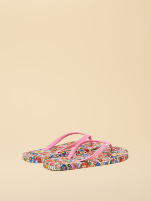 Joules Sandy Ditsy Printed Flip Flops