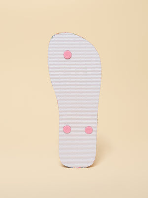 Joules Sandy Ditsy Printed Flip Flops