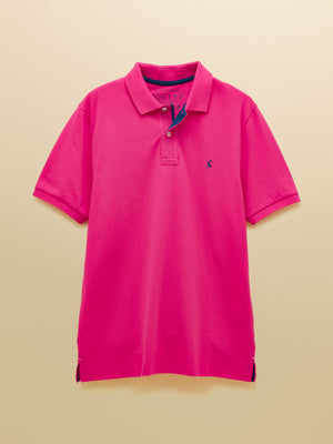 Joules Woody Magenta Pink Cotton Pique Polo Shirt