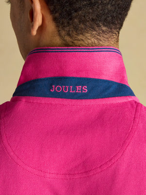 Joules Woody Magenta Pink Cotton Pique Polo Shirt