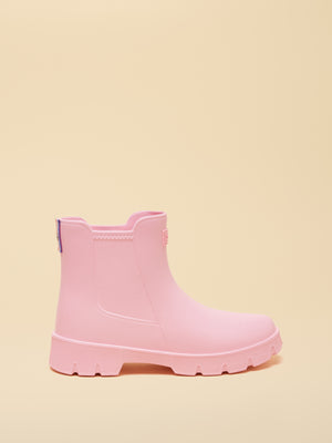 Joules Raindance Light Pink Lightweight EVA Ankle Wellies