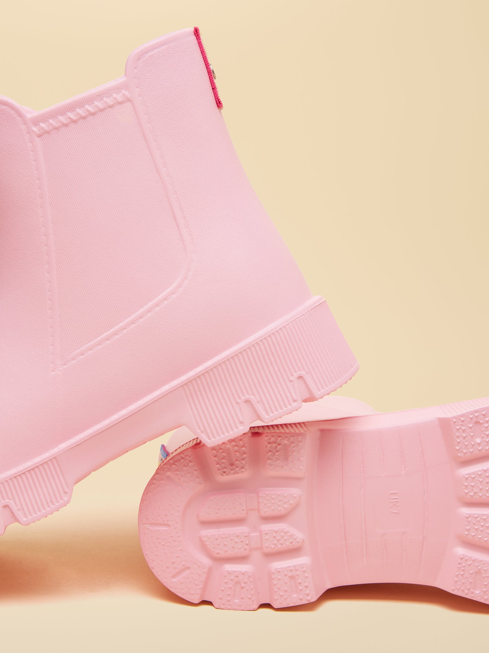 Joules Raindance Light Pink Lightweight EVA Ankle Wellies