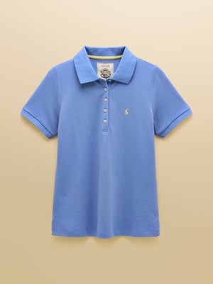 Joules Woody Blue Cotton Pique Short Sleeve Polo Shirt